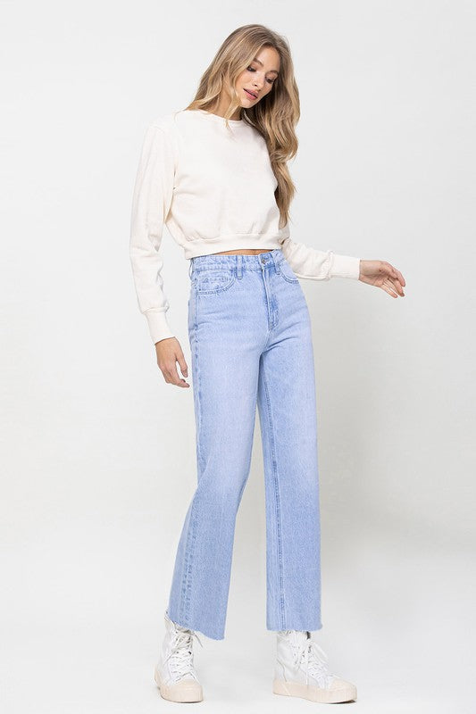 90's Vintage Ankle Flare Jeans