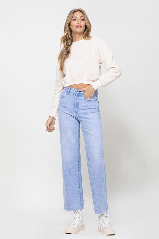 90's Vintage Ankle Flare Jeans