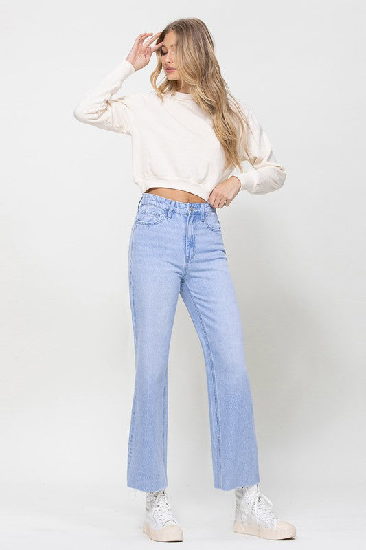 90's Vintage Ankle Flare Jeans