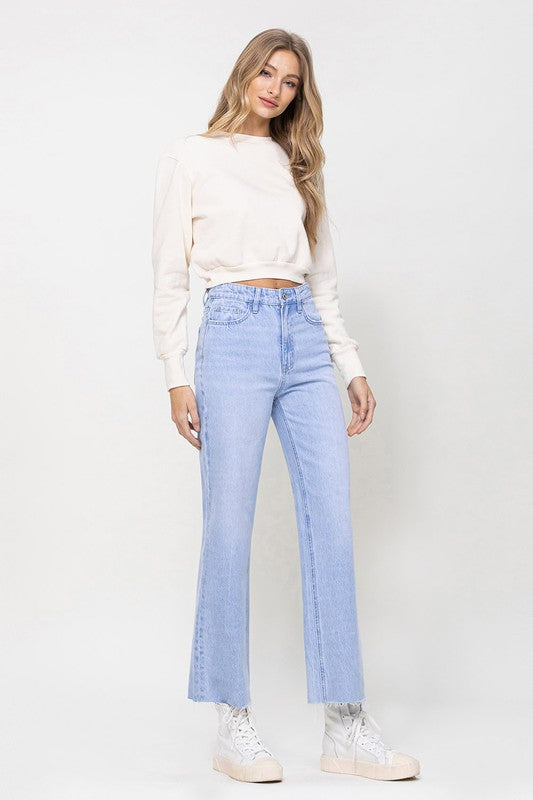 90's Vintage Ankle Flare Jeans